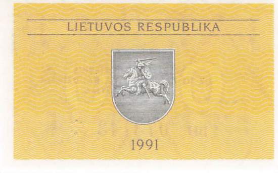 Litauen p31b 0,50 Talonas 1991